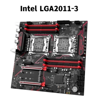 NEW X99-9D4 Dual CPU Motherboard LGA 2011-3 Intel Xeon E5 V3 V4 DDR4 Mainboard - Image 1 of 4