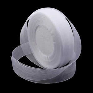 White Ribbon for Gifts Wrapping 1 inch 50Yard Sheer Organza Ribbon Gift Wrap ... - Picture 1 of 7