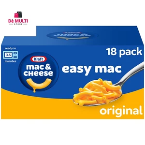 Kraft Easy Mac Original Makkaroni & Käse mikrowellengeeignet Abendessen (18 Ct Päckchen) - Bild 1 von 12