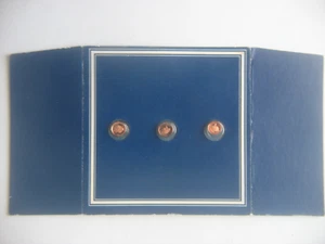 Miniature Coin Franklin Mint 3pc Set / 1980 / - Picture 1 of 2