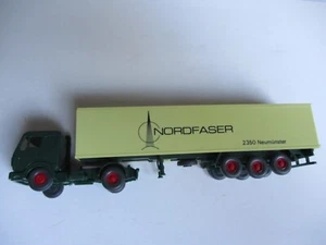 WIKING 1:87 Mercedes Semirimorchio Autoarticolato Nordfaser, Inutilizzato - Foto 1 di 5