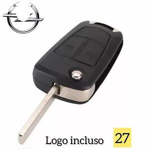 Chiave Cover Telecomando Guscio 2 TASTI OPEL ASTRA H CORSA D MERIVA ZAFIRA - Foto 1 di 2