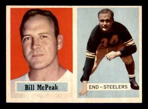 1957 Topps Football #51 Bill McPeak NM+