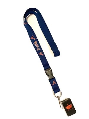 Atlanta Braves MLB Lanyard ID Badge Holder Breakaway Clip Keychain New - Image 1 of 3
