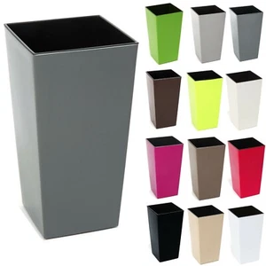 Vaso fioriera fioriera inserto plastica lucido 14 colori 6 misure - Foto 1 di 25