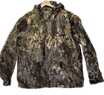 Cabelas Whitetail Gore-Tex Mossy Oak Hunting Jacket Men’s Size L Made In USA - Image 1 of 4