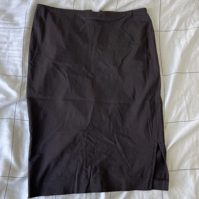 Falda Colección GUESS Talla 2 Marrón Satinado Sedoso Años 90’s Vintage Hecha en EE. UU. Foto 1 de 4