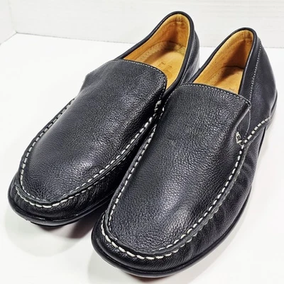 Mocasines de conducción Sandro Limited Moscolini para hombre 10.0 D de cuero negro Brasil Foto 1 de 4
