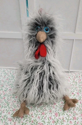 NWOT Jellycat Rare Retired Collectable Large Roger Rooster Quirky Scruffy Plush - Image 1 of 4
