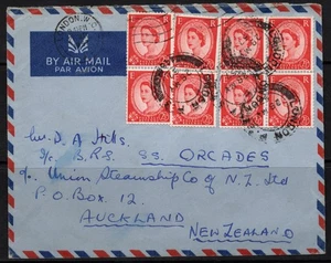 GB Airmail. Sent to A sailor on board the S. S. ORCADES via the Union SS Company - Picture 1 of 2