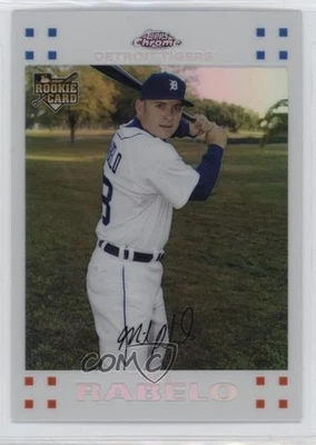 2007 Topps Chrome White Refractor /660 Mike Rabelo #307 Rookie RC - Image 1 of 2