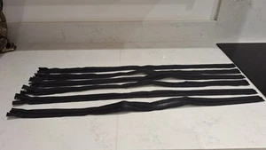 Chunky closed end zipper (74cm) 29" black - 6 x zips - Picture 1 of 3