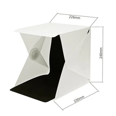 Portable Foldable Mini LED Light Photography Soft Box Shooting Tent Photo Studio - Image 1 of 4