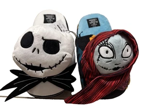 The Nightmare Before Christmas Women's SIZE 9-10 Slip On Slipper Jack and Sally - Picture 1 of 11