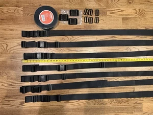 Strapazierfähige 2 Zoll Gurtbänder mit Kunststoffschnallen - Bild 1 von 5