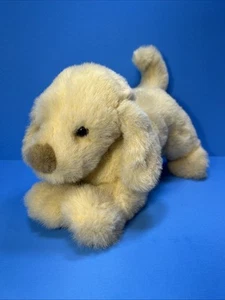 Collectors Club Golden Lab Puppy Dog Plush 12” Beige Fluffy Nose 1994 Yellow Tan - Picture 1 of 16