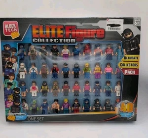 Block Tech 40 Collectible Mini Figures Ultimate Collectors Pack  - Picture 1 of 4