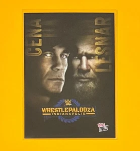 2025 Topps Now WWE John Cena vs Brock Lesnar POSTER CARD SP WrestlePalooza #WPZA - Bild 1 von 2
