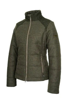 JAGDHUND Damen Loden-Steppjacke - HOFKIRCHEN -  oliv  (100% Wolle) - Bild 1 von 4