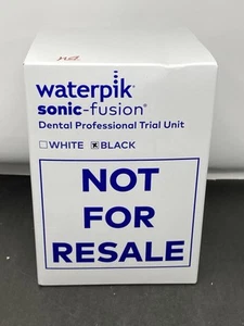 Waterpik Sonic-Fusion Professional Electric Toothbrush Water Flosser BLACK NEW - Picture 1 of 4