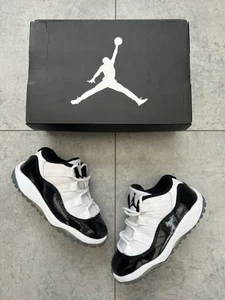 Nike Air Jordan 11 Low (TD) "Concord" Toddler Trainers - UK 7c - Picture 1 of 7