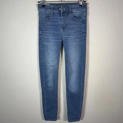 American Eagle Ne(x)t Level Stretch High Waisted Skinny Jeans Size 0 Short - Image 1 of 4