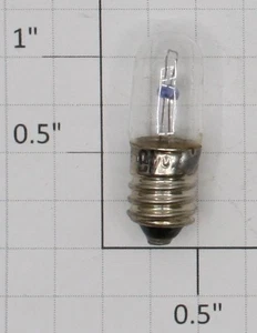 Lionel 46 6.3 Volt Miniature Screw Base Clear Tall Light Bulb - Picture 1 of 2