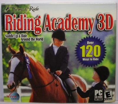 Video Game PC Jump & Ride Riding Academy 3D NEW SEALED Jewel - Image 1 of 2