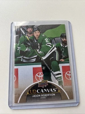 2021-22 Upper Deck Series 2 - Ud Canvas Jason Robertson #C147 - Image 1 of 4