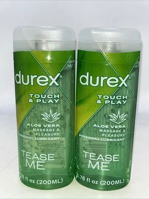 (2) Touch & Play, lubricante personal, aloe vera, 6,76 fl oz caducidad 01/04/26++ Foto 1 de 2