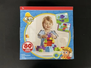 Kids Work Building Block Set 80 Blocks Included - Picture 1 of 6