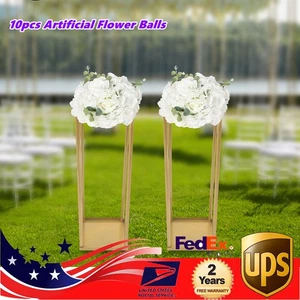 Blumenkugeln für Hochzeit Mittelstücke 10 Stück Kunstblume Kugelgesteck Blumenstrauß - Bild 1 von 10