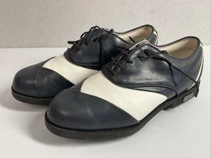 FootJoy Europa Women's Golf Shoes, Laced, Blue / White - Size UK 4 - Picture 1 of 10