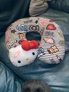 Hello Kitty Travel Pillow Neck Support Ushaped Ergonomic Cushion Kids Sanrio - Picture 1 of 6