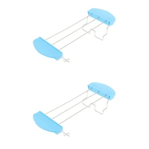 2pcs Toaster Warming Rack Brotscheibenhalter Grill Warming Rack Sandwich Rack - Bild 1 von 12