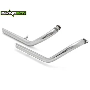 Staggered Long Short Dual Exhaust Pipes Muffler For Kawasaki Vulcan VN800 EN800 - Picture 1 of 10