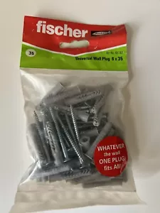 Fischer Universal wall plug 6 x 35 , 2 packs for £7.99 delivered - Picture 1 of 3