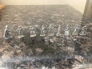 Lot of 9 Monopoly Star Wars Metal Replacement Pieces Figures Tokens - Picture 1 of 2