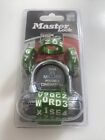 New Master Lock 1534D Locker Lock Set Your Own Word Combination Padlock atq