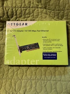 New Sealed Netgear 32 bit PCI Adapter FA311 10/100 Mbps Fast Ethernet - Picture 1 of 5