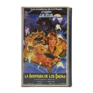 STAR WARS EWOKS THE BATLE FOR ENDOR CARAVAN OF COURAGE DVD + SPANISH VHS COVER * - Imagen 1 de 6