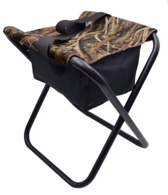 Mossy Oak Camping Field Hunting Stool W/ Bag Shadow Grass Camo 225 lb. Capacity - Image 1 of 4