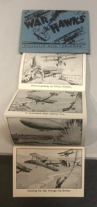 AMALGAMATED PRESS TRIUMPH - WAR HAWKS - FOLDER AVIATION 1ST WORLD WAR 1930'S - Picture 1 of 5