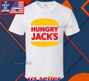 New Shirt Hungry Jacks Logo T-Shirt Funny American Usa Unisex Size S-5XL - Picture 1 of 6