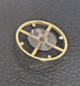 Rolex 3135 bilanciere completo originale nuovo grigio balance complete n.o.s. - Imagen 1 de 4