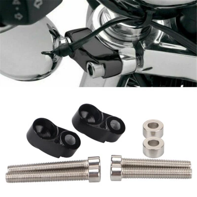 Kit de reubicación de luz de señal de giro delantera para Harley Dyna Super Glide Sportster 883 Foto 1 de 4