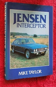 JENSEN INTERCEPTOR Mike Taylor 1983 FIRST EDITION HARDBACK RARE VGC - Bild 1 von 4
