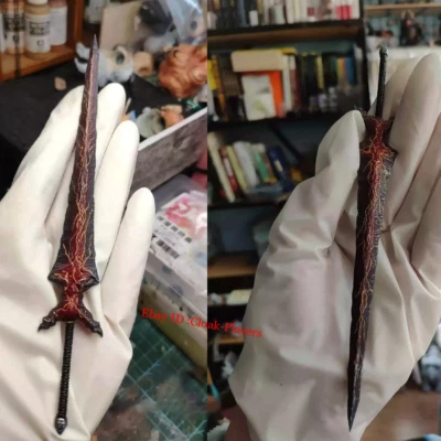 1/12 Juego Retro Espada Garra Larga Espada Arma Modelo Para 7"" Figura de Acción Cuerpo Foto 1 de 4