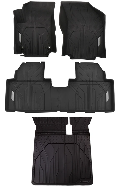 Chevrolet Equinox Premium 2018-2023 forro delantero trasero y de carga negro para todo clima Foto 1 de 1