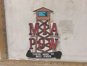 MIA*POW - Their War is Not Over Embroidered Back Patch - Picture 1 of 3